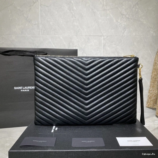 YSL CLUTCH MONOGRAM 0718
